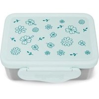 ERGOBAG 01070-20191-10 Edelstahl Brotdose Blumen, Türkis von Ergobag