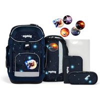 ERGOBAG 01073-900L9-10 maxi Schulrucksack-Set GALAXY GLOW KoBärnikus, 6-teilig von Ergobag