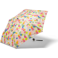 ERGOBAG 01291-90353-10 Flower PowBär Regenschirm, Beige von Ergobag