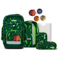 ERGOBAG 01299-90196-11 Schulranzen-Set Bärtastisch maxi, Grün von Ergobag