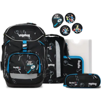 ERGOBAG 01306-90204-10 Pack 6-teiliges Schulrucksack-Set Drei Fragezeichen Kids Bärdektiv, schwarz ERGOBAG 01306-90204-10 Pack 6-teiliges Schulrucksack-Set Drei Fragezeichen Kids Bärdektiv, schwarz von Ergobag