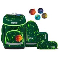 ERGOBAG 01510-90196-10 Schulranzen-Set Bärtastisch cubo, Grün von Ergobag