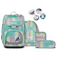 ERGOBAG 01510-90280-10 Schulranzen-Set ZauBärwelt cubo, Türkis, Pink von Ergobag