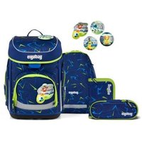 ERGOBAG 01510-90352-10 Schulranzen-Set SpitzenreitBär cubo, Blau von Ergobag