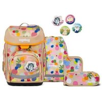 ERGOBAG 01510-90353-10 Schulranzen-Set Flower PowBär cubo, Beige von Ergobag