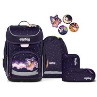 ERGOBAG 01510-90358-10 Schulranzen-Set SternguckBär cubo, Pink, Lila von Ergobag