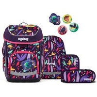 ERGOBAG 01510-90361-10 Schulranzen-Set AmBärzonas cubo, Gelb, Pink, Lila von Ergobag