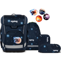 ERGOBAG 01518-900L9-10 Schulranzen-Set KoBärnikus cubo light, Blau - 5-teiliges Set von Ergobag