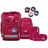 ERGOBAG 01518-90397-10 Schulranzen-Set MondzauBär cubo light, Pink von Ergobag