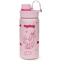 ERGOBAG 01627-40051-10 Edelstahl Trinkflasche Einhorn, Pink von Ergobag