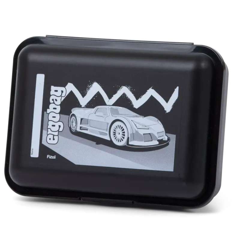 ERGOBAG Brotdose, Ausführung Kunststoff, Ergobag Designs Rennauto von Ergobag