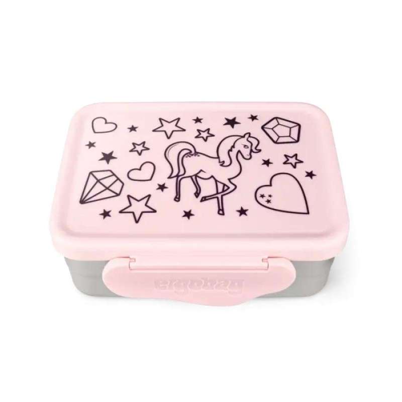 ERGOBAG Brotdose Edelstahl, Ergobag Designs Rosa 2 von Ergobag