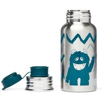 ERGOBAG ERG-EBO-001-003 Edelstahl Trinkflasche Monster, silber von Ergobag