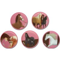 ERGOBAG ERG-KLE-001-118 Kletties-Set Pferde im Galopp, mehrfarbig ERGOBAG ERG-KLE-001-118 Kletties-Set Pferde im Galopp, mehrfarbig von Ergobag