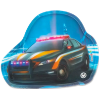 ERGOBAG ERG-LED-001-008 Blinkie-Klettie Polizeiauto, mehrfarbig von Ergobag