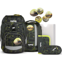 ERGOBAG ERG-SET-001-A22 pack Schulrucksack-Set MähdreschBär, 6-teilig von Ergobag