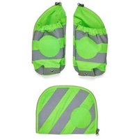 ERGOBAG ERG-STR-002-213 Fluo Seitentaschen Zip-Set mit Reflektorstreifen Hellgrün von Ergobag