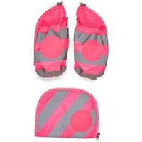 ERGOBAG ERG-STR-002-511 Fluo Seitentaschen Zip-Set mit Reflektorstreifen Pink von Ergobag