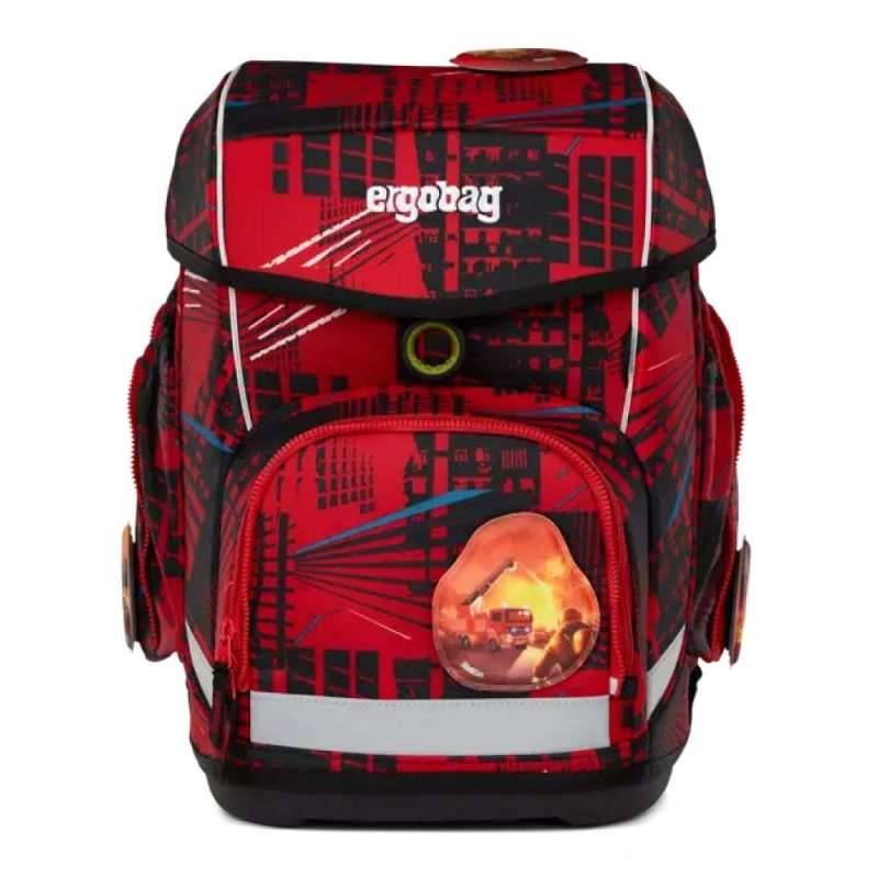 ERGOBAG Schulranzen Set 5 tlg CUBO für Jungen, Ergobag Designs AlarmBärreitschaft von Ergobag