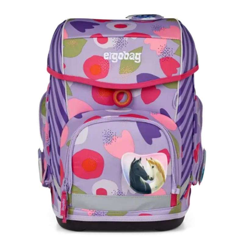 ERGOBAG Schulranzen Set 5 tlg CUBO für Mädchen, Ergobag Designs BlütenzauBär von Ergobag