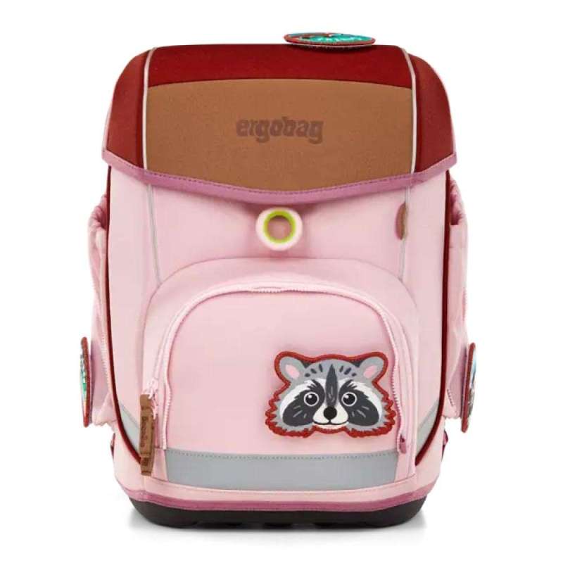 ERGOBAG Schulranzen Set 5 tlg CUBO für Mädchen, Ergobag Designs PfadfindBär von Ergobag
