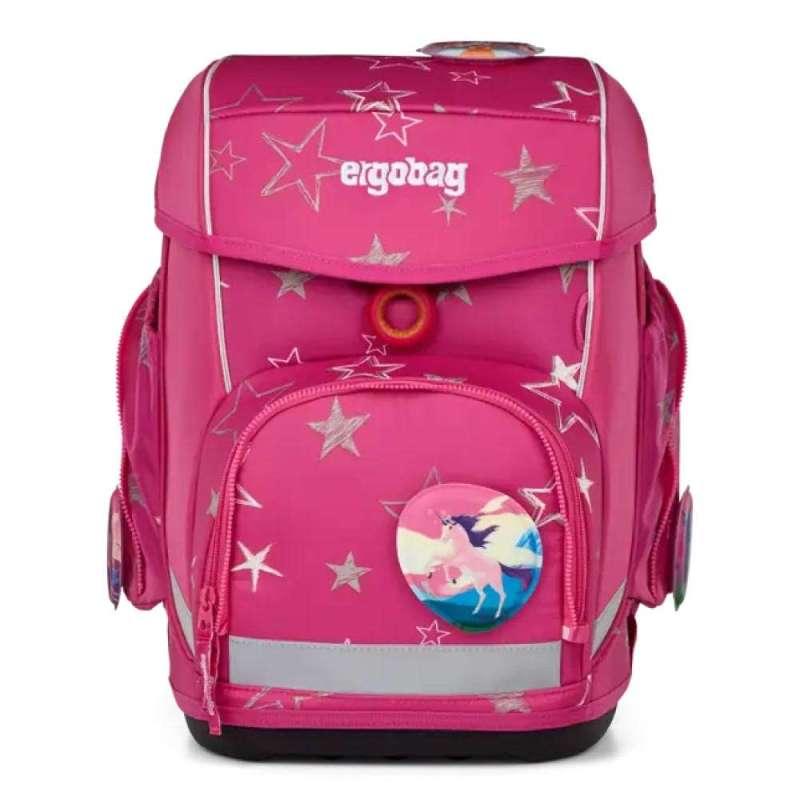 ERGOBAG Schulranzen Set 5 tlg CUBO für Mädchen, Ergobag Designs SternzauBär von Ergobag