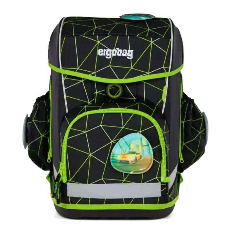 ERGOBAG Schulranzen Set 6 tlg CUBO LIGHT für Jungen, Ergobag Designs CyBär Race von Ergobag