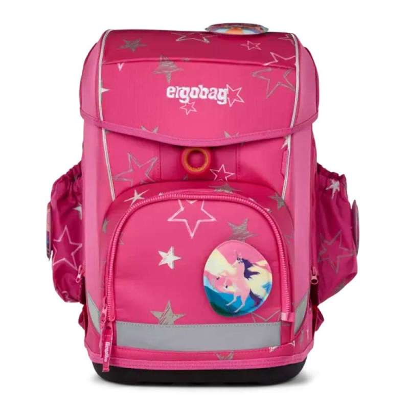 ERGOBAG Schulranzen Set 6 tlg CUBO LIGHT für Mädchen, Ergobag Designs SternzauBär von Ergobag