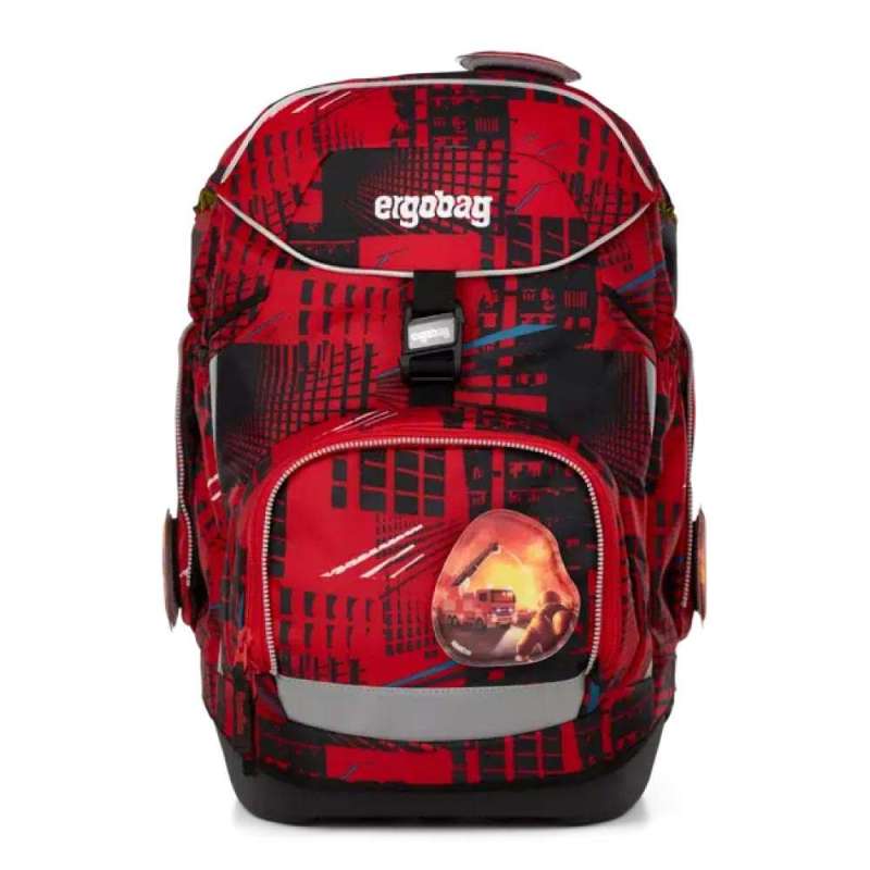 ERGOBAG Schulrucksack Set 6 tlg PACK für Jungen, Ergobag Designs AlarmBärreitschaft von Ergobag