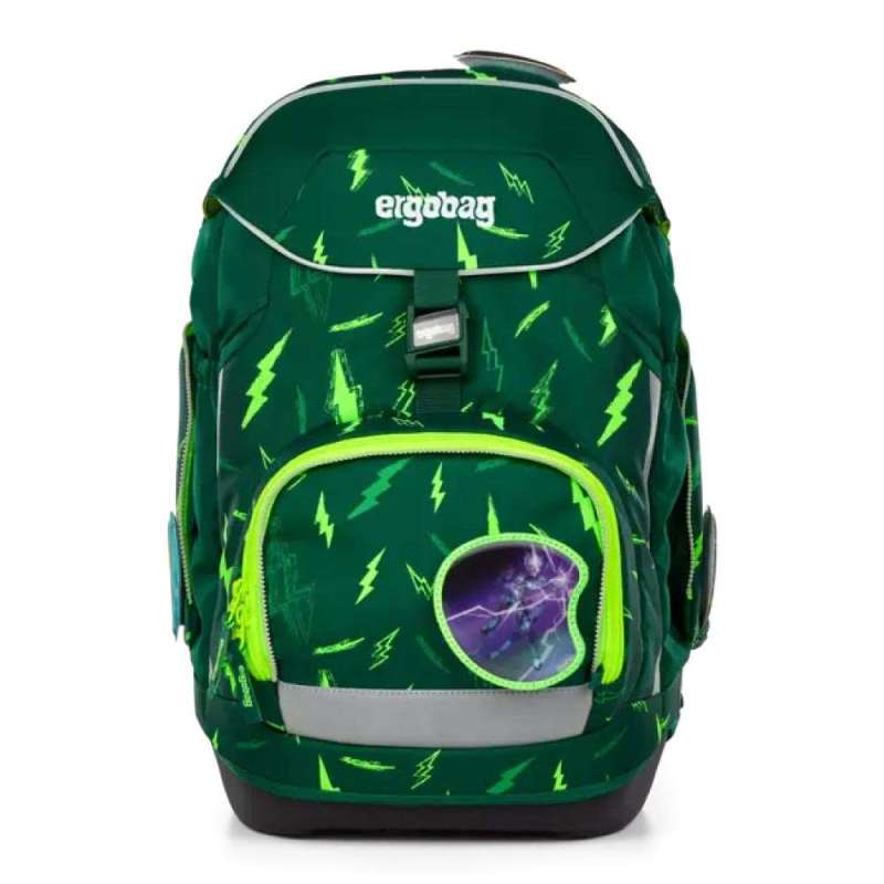 ERGOBAG Schulrucksack Set 6 tlg PACK für Jungen, Ergobag Designs Bärtastisch von Ergobag