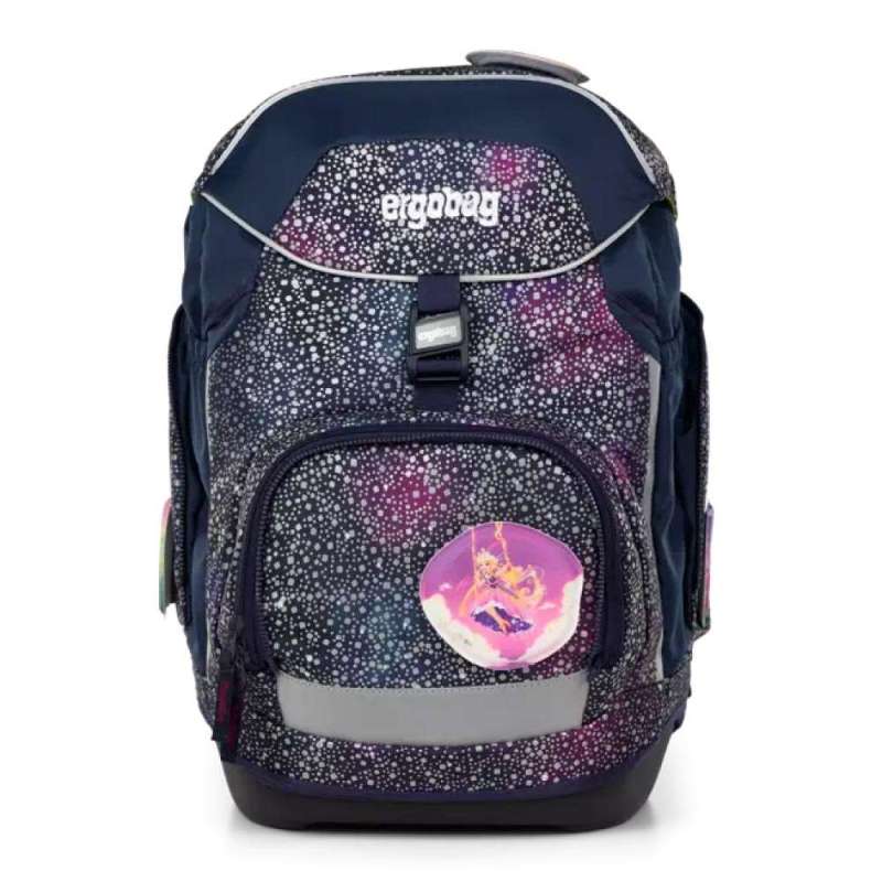 ERGOBAG Schulrucksack Set 6 tlg PACK für Mädchen, Ergobag Designs Bärlaxy von Ergobag