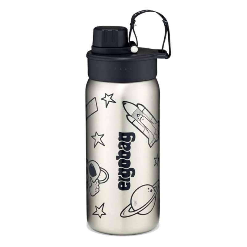 ERGOBAG Trinkflasche, Ausführung Edelstahl, Ergobag Designs Black von Ergobag