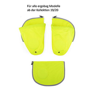 Ergobag Seitentaschen Zip-Set gelb ab 2019/2020 von Ergobag