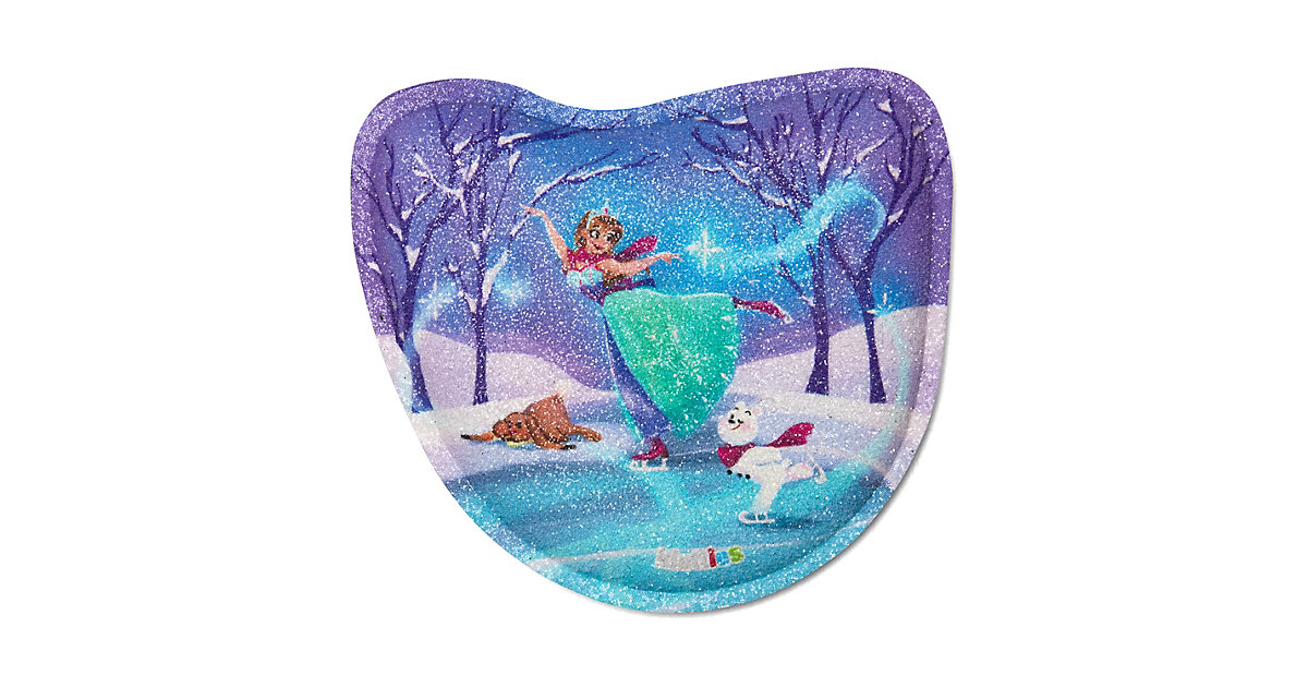Funkel-Klettie Schlittschuhprinzessin blau von Ergobag