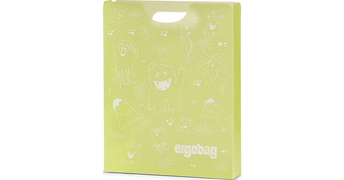 Heftbox Monster Gelb mehrfarbig Modell 10 von Ergobag