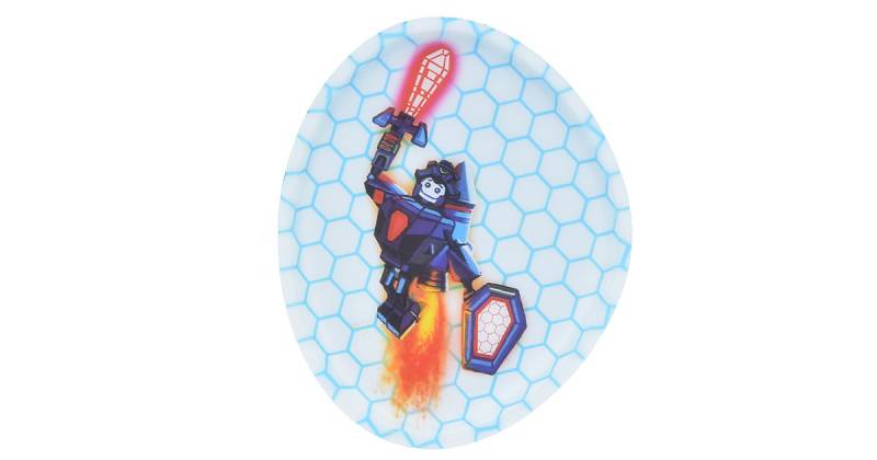 Klettie Reflexie Roboter hellblau von Ergobag