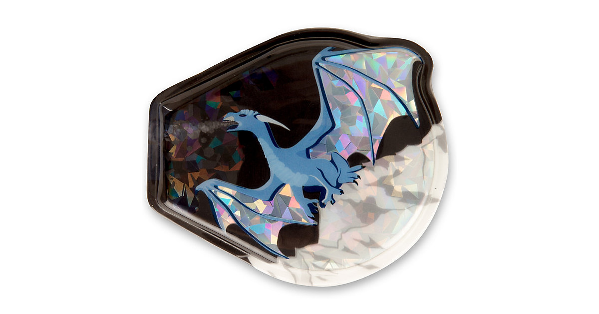 Funkel-Klettie Eisdrache schwarz von Ergobag