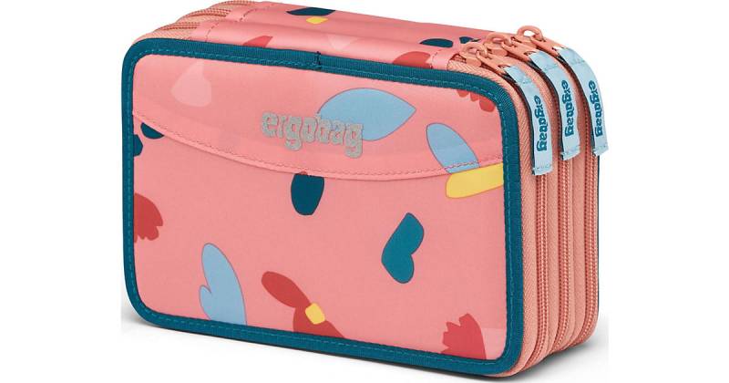 Maxi-Federmäppchen Main ZitronenfaltBär, befüllt, 40-tlg. pink von Ergobag
