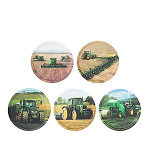 ergobag Klettie-Set Landmaschinen, 5 tlgs Kletties-Set zum wechseln von Ergobag