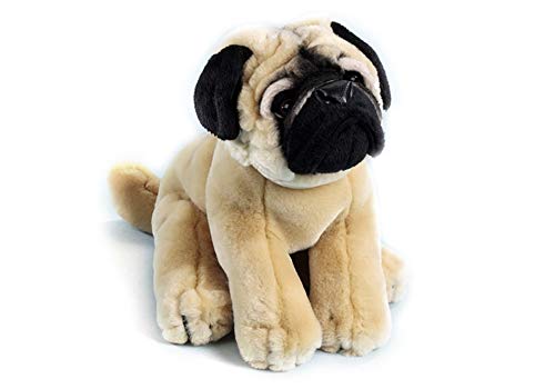 Erich Bohl Plüschspielwaren Mops sitzend, ca. 20 cm, ab 0 Monaten von Erich Bohl Plüschspielwaren