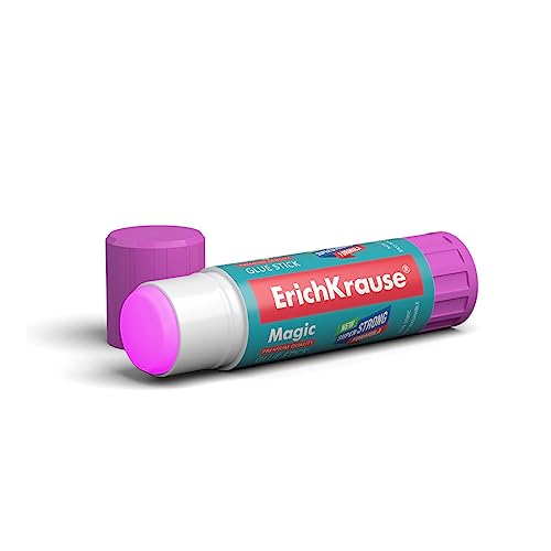 ERICHKRAUSE Erichkrause Magic-Kleber, sehr starker Klebestift, schnelle und zuverlässige Haftung, allmählich verblassende Farbe, ungiftig, kältebeständig, Weiß ERICHKRAUSE Erichkrause Magic-Kleber, sehr starker Klebestift, schnelle und zuverlässige Haftung, allmählich verblassende Farbe, ungiftig, kältebeständig, Weiß von Erich Krause