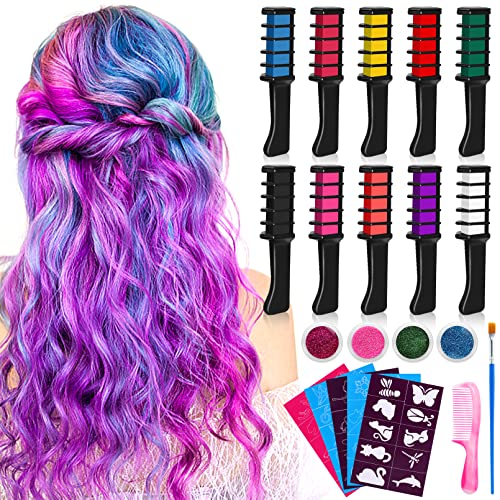 Erinnmy 10 Stück Haarkreide Kamm,Temporär Haarfarbe Kreide Kamm,Temporäre Haarfarbe HaarfarbeKamm Auswaschbar Ungiftig für Kinder Mädchen Erwachsene Geburtstag Geschenke Party Karneval Halloween Erinnmy 10 Stück Haarkreide Kamm,Temporär Haarfarbe Kreide Kamm,Temporäre Haarfarbe HaarfarbeKamm Auswaschbar Ungiftig für Kinder Mädchen Erwachsene Geburtstag Geschenke Party Karneval Halloween von Erinnmy