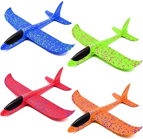 Erlliyeu 4 Stück Segelflugzeug,35cm Flugzeug Spielzeug Kinder Schaum Segelflugzeug, Manuelles Wurfspiel, Spaß, Herausforderung, Modell Schaum Flugzeug, Geburtstagsgeschenk, Jungengeschenk Erlliyeu 4 Stück Segelflugzeug,35cm Flugzeug Spielzeug Kinder Schaum Segelflugzeug, Manuelles Wurfspiel, Spaß, Herausforderung, Modell Schaum Flugzeug, Geburtstagsgeschenk, Jungengeschenk von Erlliyeu