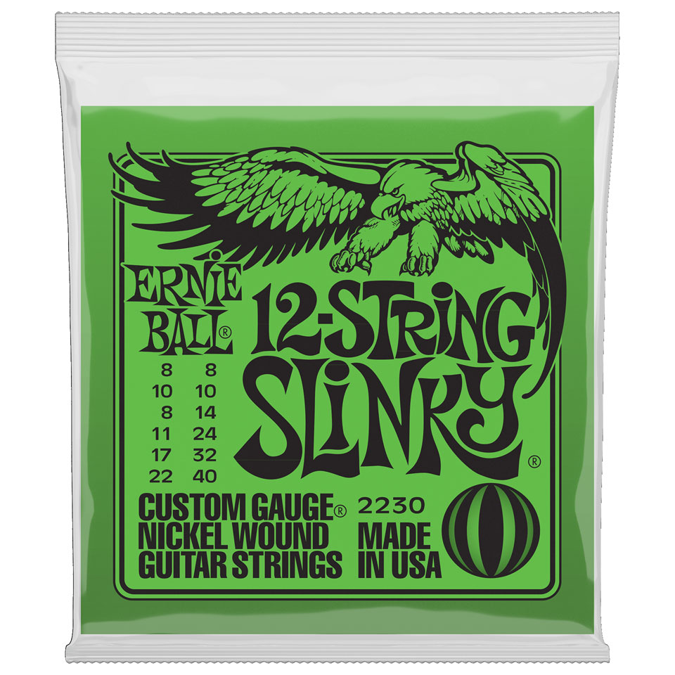 Ernie Ball 12-String Slinky 2230 .008-040 Saiten E-Gitarre Ernie Ball 12-String Slinky 2230 .008-040 Saiten E-Gitarre von Ernie Ball