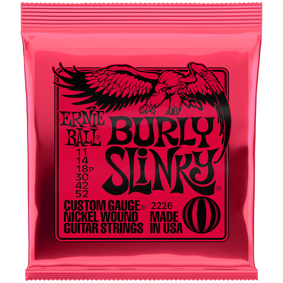 Ernie Ball Burly Slinky 2226 .011-052 Saiten E-Gitarre Ernie Ball Burly Slinky 2226 .011-052 Saiten E-Gitarre von Ernie Ball