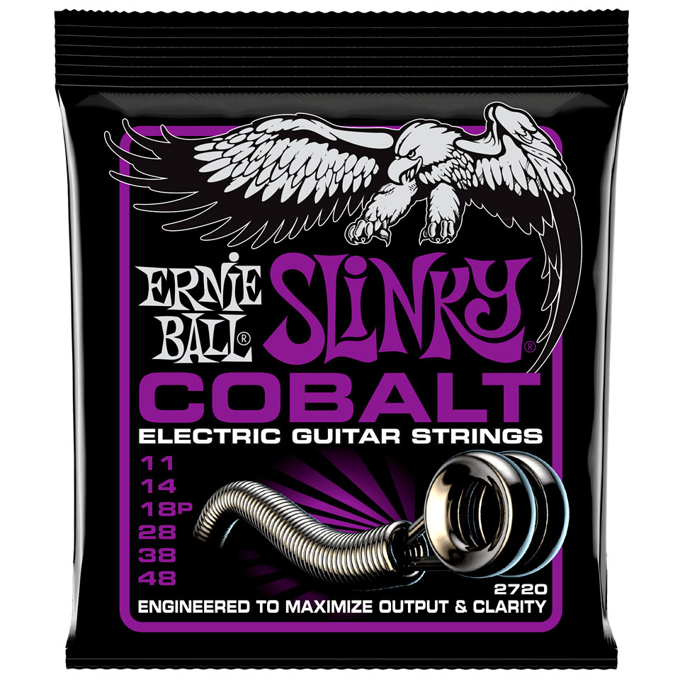 Ernie Ball Power Slinky Cobalt 2720 .011-048 Saiten E-Gitarre Ernie Ball Power Slinky Cobalt 2720 .011-048 Saiten E-Gitarre von Ernie Ball