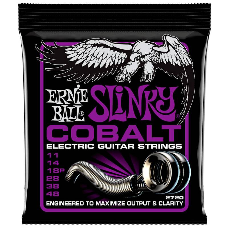 Ernie Ball Power Slinky Cobalt 2720 .011-048 Saiten E-Gitarre von Ernie Ball