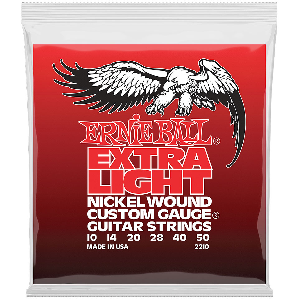 Ernie Ball EB2210 Extra Light 10-50 Saiten E-Gitarre Ernie Ball EB2210 Extra Light 10-50 Saiten E-Gitarre von Ernie Ball