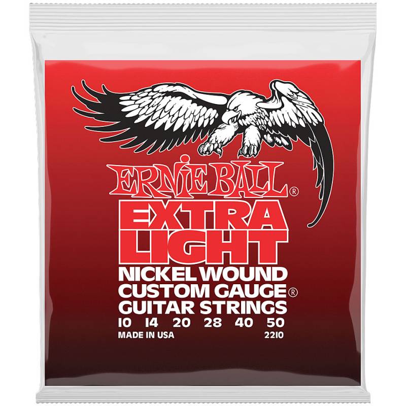 Ernie Ball EB2210 Extra Light 10-50 Saiten E-Gitarre von Ernie Ball