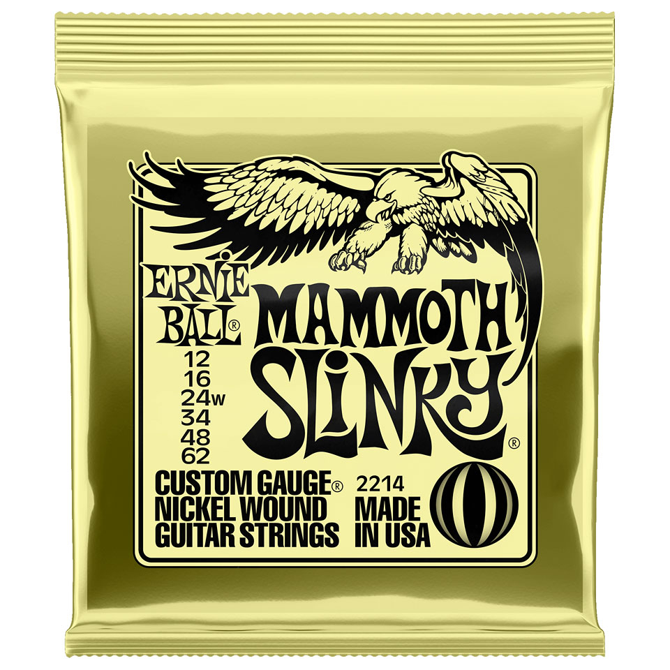 Ernie Ball Mammoth Slinky 2214 .012-062 Saiten E-Gitarre Ernie Ball Mammoth Slinky 2214 .012-062 Saiten E-Gitarre von Ernie Ball